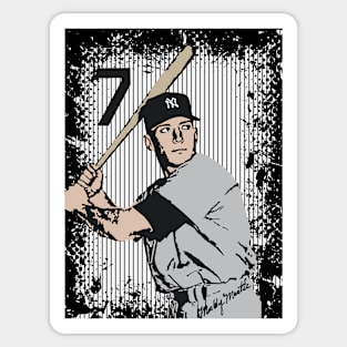 Mickey Mantle - Hall of Fame - Centerfield - 7 - Baseball Sticker